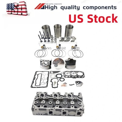 3TNM72  3TNM72-AWM 3TNM72-AFS Overhaul Kit+cylinder head For Yanmar Engine  US