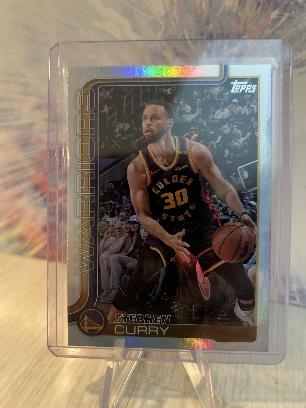 2025-26 Topps Flagship Basketball Stephen Curry #135 Rainbow Foilboard Warriors