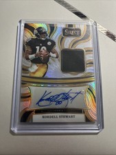 Kordell Stewart 2024 Select - Patch Auto Silver Prizm/199 Pittsburgh Steelers 
