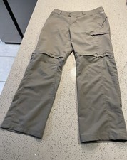 Columbia Titanium Covertible Packable Hiking Pants Women's Sz 8 Omni Shade Grey