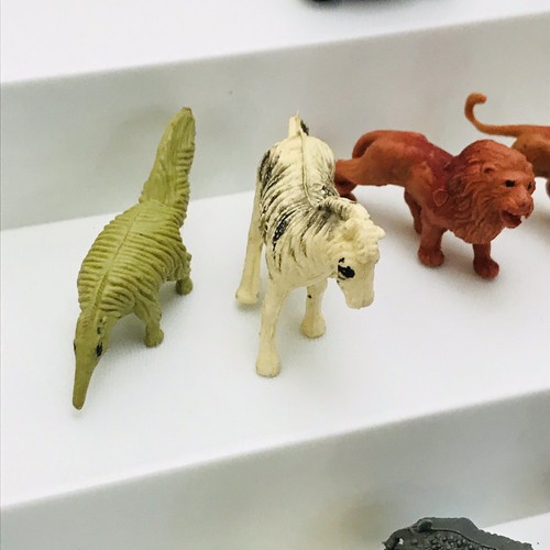 Toy Animals Figures Mixed Lot 1980’s Toys Marx VTG Plastic Hong Kong Singapore - Picture 5 of 12