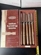 Vintage Craftsman Sears Wood Turning Lathe Tools Set of 5 Made in USA 9-2855
