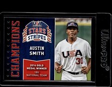 2015 Panini USA Baseball Stars & Stripes Champions #20 Austin Smith