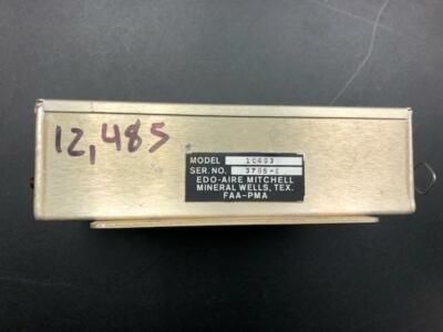 EDO-AIRE MITCHELL MODEL 1C493 MAINTENANCE RELEASE LABEL # 12485