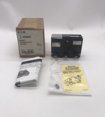 HOUSTON STOCK NEW EATON KES3400LSI DIGITRIP LSI TRIP UNIT 400 AMP FREE 2 DAY AIR
