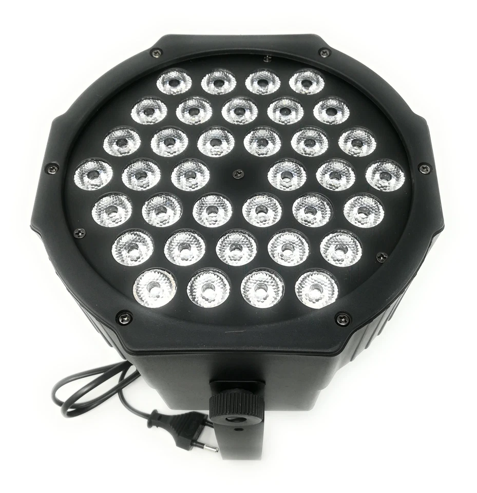 Faro Rgb 36W Faretto 36 Led Vari Colori Discoteca Sensore Sonoro Luce Colorata - - Immagine 4 di 4