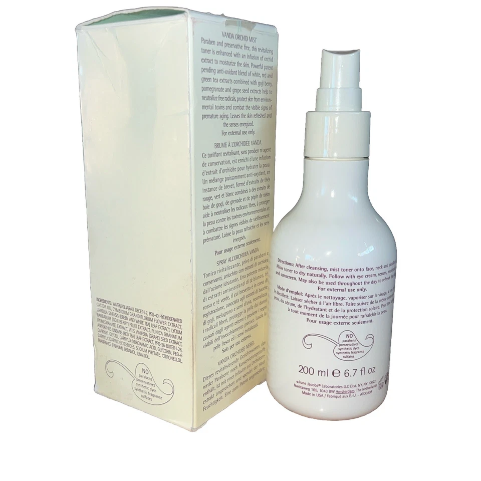 June Jacobs - VANDA ORCHID MIST 7 fl oz spray nuevo en caja, descontinuado difícil de encontrar Foto 2 de 2