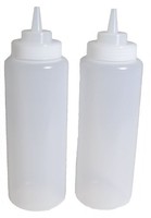 Set Of 3, 32 Oz. (ounce) Large Clear Squeeze Bottle, Condiment Squeeze Bottle, O on sale Set Of 3, 32 Oz. (ounce) Large Clear Squeeze Bottle, Condiment Squeeze Bottle, O on sale