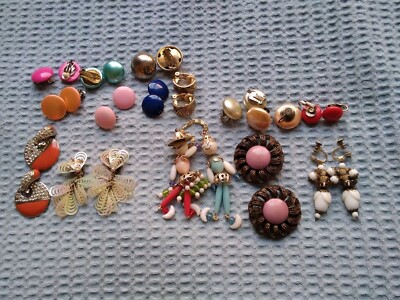 60,S Asstd Earclipsx14 PRS And 1x Pr Charms