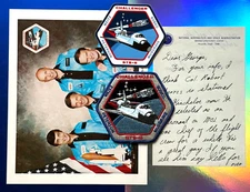 DON PETERSON STS ASTRONAUT HAND WRITTEN & SIGNED MEMO SCCS VERIFIED WITH BONUSES