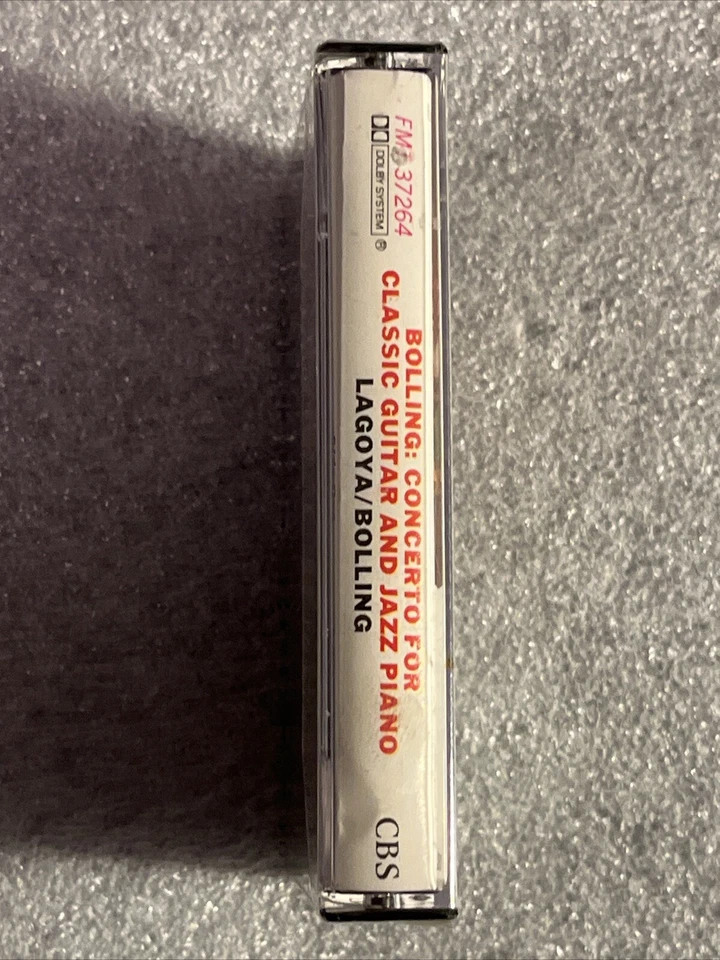 Lagoya / Bolling ‎Concerto Classic Guitar & Jazz Piano Cassette Tape Sealed - Image 3 of 4