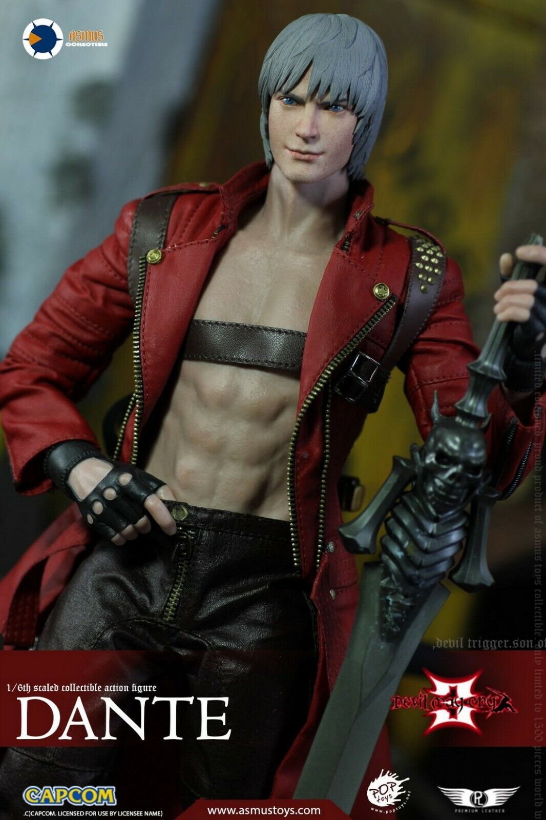 Asmus Toys DMC300V2LUX The Devil May Cry Series : Dante (DMC III