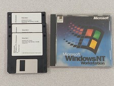 Microsoft Windows NT Workstation OS Version 4.0 CD with CD Key