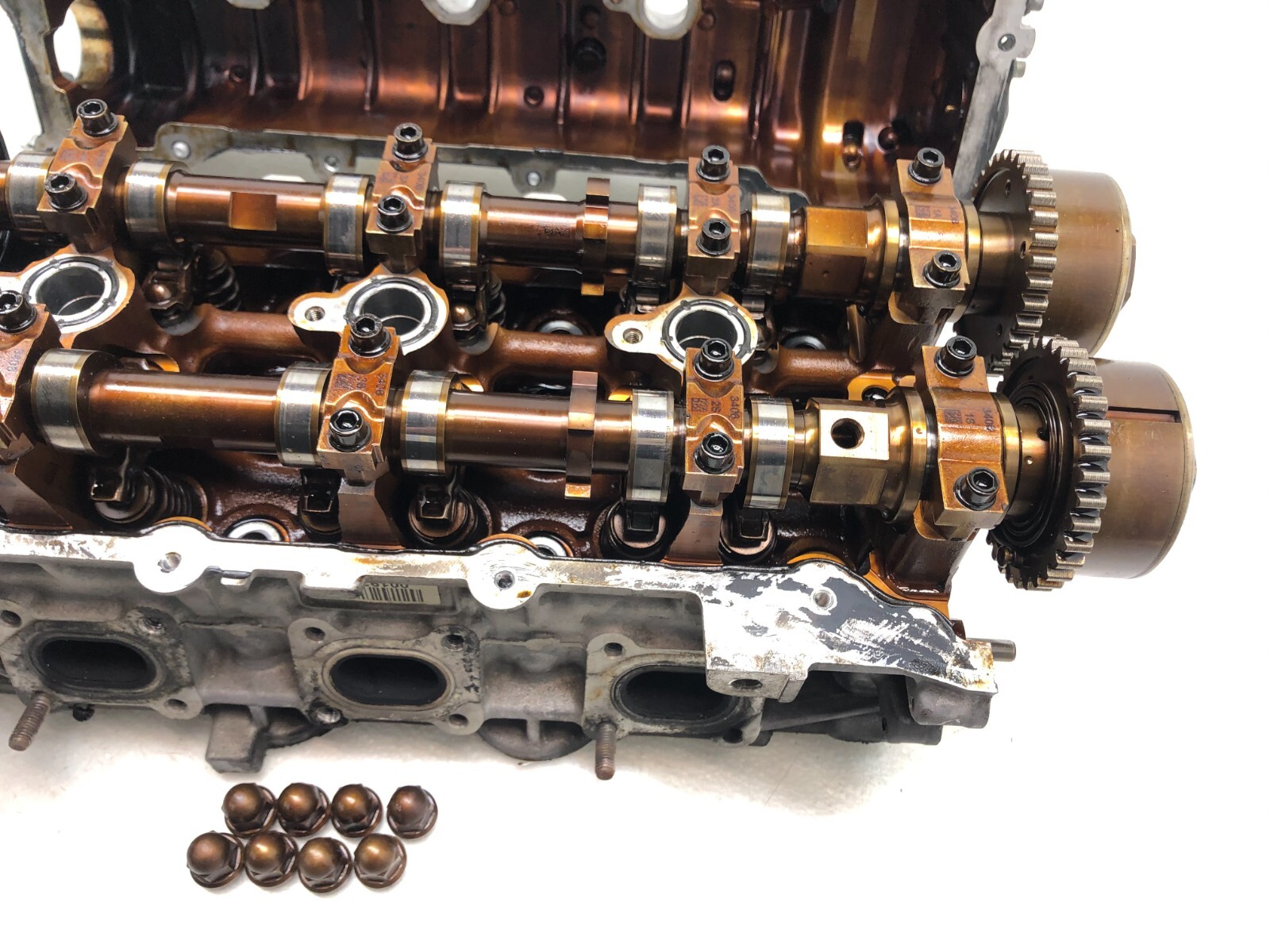 2014-2017 MASERATI GHIBLI S Q4 3.0L RIGHT PASS SIDE CYLINDER HEAD W/ COVER OEM.