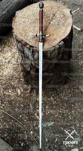 Custom Handmade Game of Throne - Needle Sword With Leather Sheath, Gift for Men - Picture 2 of 6