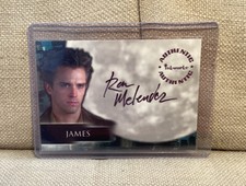 Angel S3 Autograph Card A20 Ron Melendez as James Inkworks 2002 Trading Card