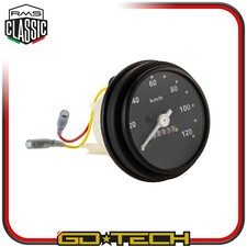 Kilometerzähler Vespa Pk 50 125 S Ss XL N Fl V HP Tacho 120KMH Rahmen Schwarz