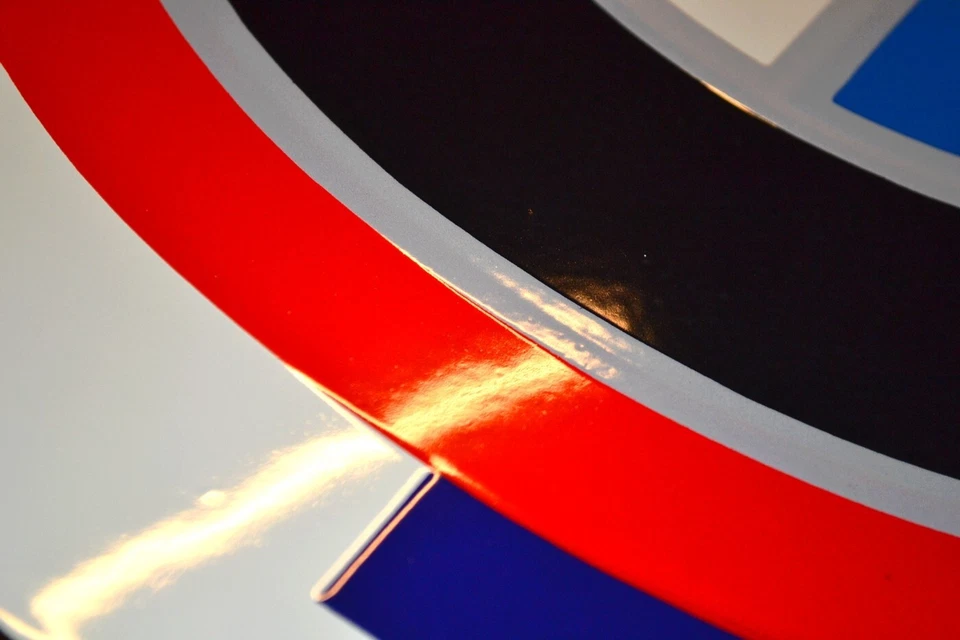 Plaque émaillée BMW logo M sport  enamel sign emailschild - Photo 3/4