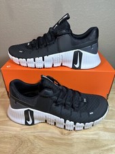 Nike Free Metcon 5 Black Anthracite White DV3949-001 sz 8 Men's Crossfit Gym