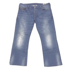 Diesel Men  s Zatiny Button Fly Regular Bootcut Jeans Size 33 33X25.5 Blue