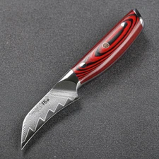 Kitchen Cooking 3.5'' Paring Knife Japanese VG10 Damascus Steel Turning Knife