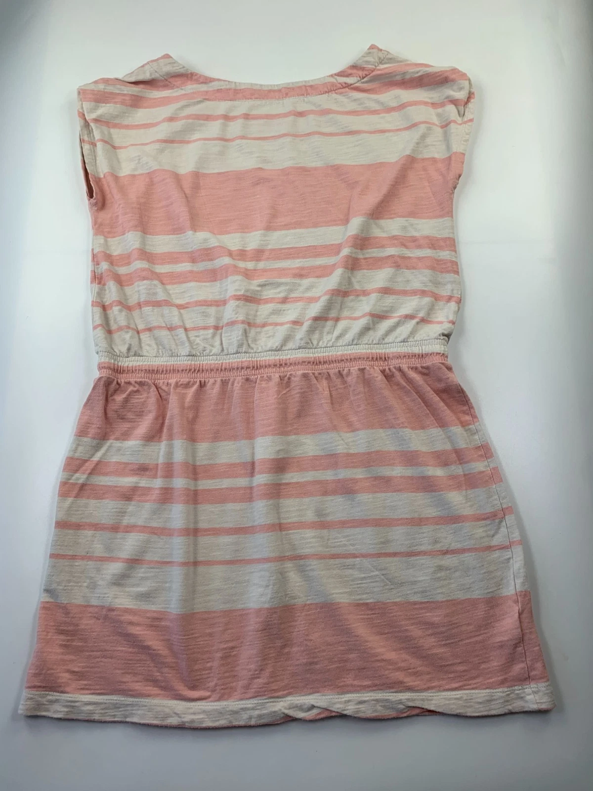 OFF WHITE Ann Taylor Loft Women's M Off White Pink Romper Dress