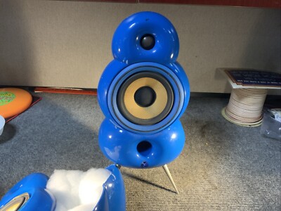 Vintage 1990s B&W Loudspeakers Blueroom Blue Minipod Vintage 1990s B&W Loudspeakers Blueroom Blue Minipod