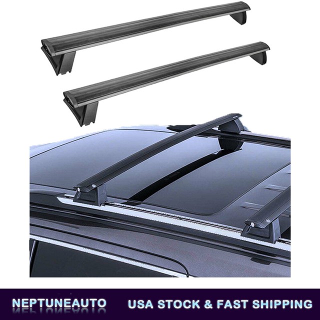 19911998 Jeep Cherokee XJ Factory Roof/Luggage Rack Crossbars pair eBay