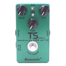 Demonfx TS GREEN TS808/TS9 Overdrive Guitar Effect Pedal Drive Booster