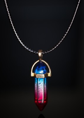 7 Chakra Natural Gemstone Stone Jewellery Necklace Pendant Chain Energy Healing