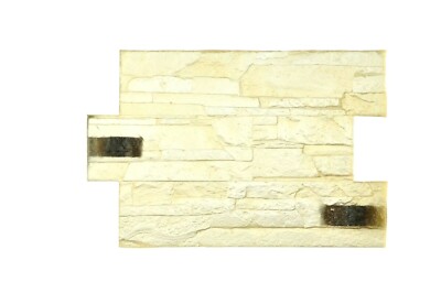 3D Steinmuster vertikal dekorativ Abdruck Beton Zementmatte Stempel Monaco