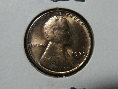 1939-S 1C BU SPOT Lincoln Cent WHEAT PENNY FRESH FROM AN ORIG ROLL FREE SH  C23