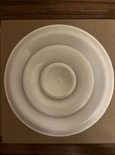 Hart & Cooley 20-8-W, 8” Steel Round Ceiling Diffuser White, Model-048701 New