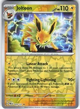 Jolteon 029/131 Pokemon SV: Prismatic Evolutions Reverse Holo Rare NM
