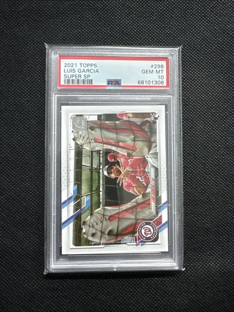 2021 Topps Image Variation Luis Garcia #298 PSA 10 GEM MT Rookie RC