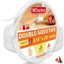 Double Sided Tape, Removable, 3/4-Inch by 20-Yards, Pack of 3, Ideal as a Gif...