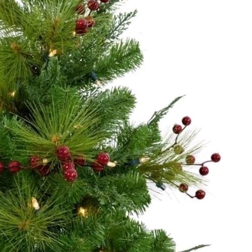 Fraser Hill Farm 3.0' Newberry Pine Tree - Clear LED Lights - Battery Box - Picture 3 of 3