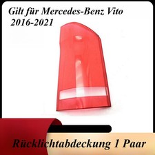 Rückleuchtenabdeckung Paar für Mercedes Vito W447 16–21 Hecklicht Lampenglas