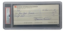 Maurice Richard Signed Montreal Canadiens  Bank Check #263 PSA/DNA