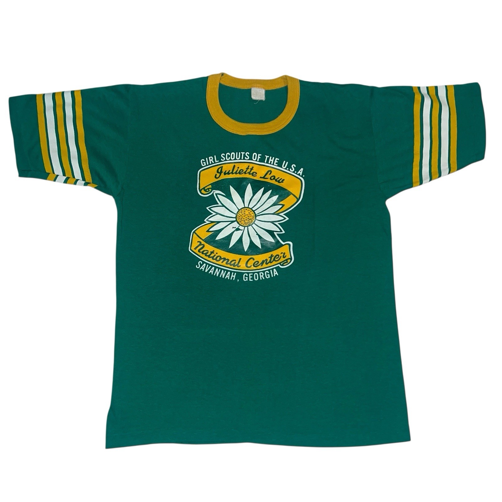 Vintage 1970s Girl Scout Juliet Low National Center Sz M/L RARE T-Shirt