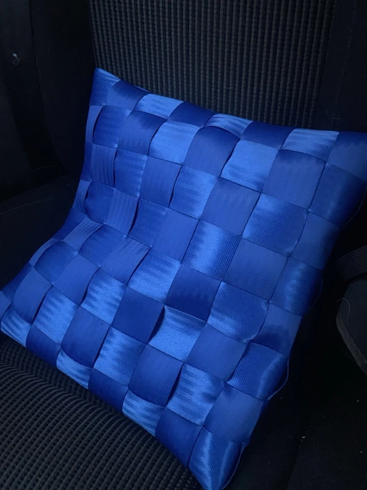 Reclaimed Seatbelt Cushions from TING London - Image 2 of 3