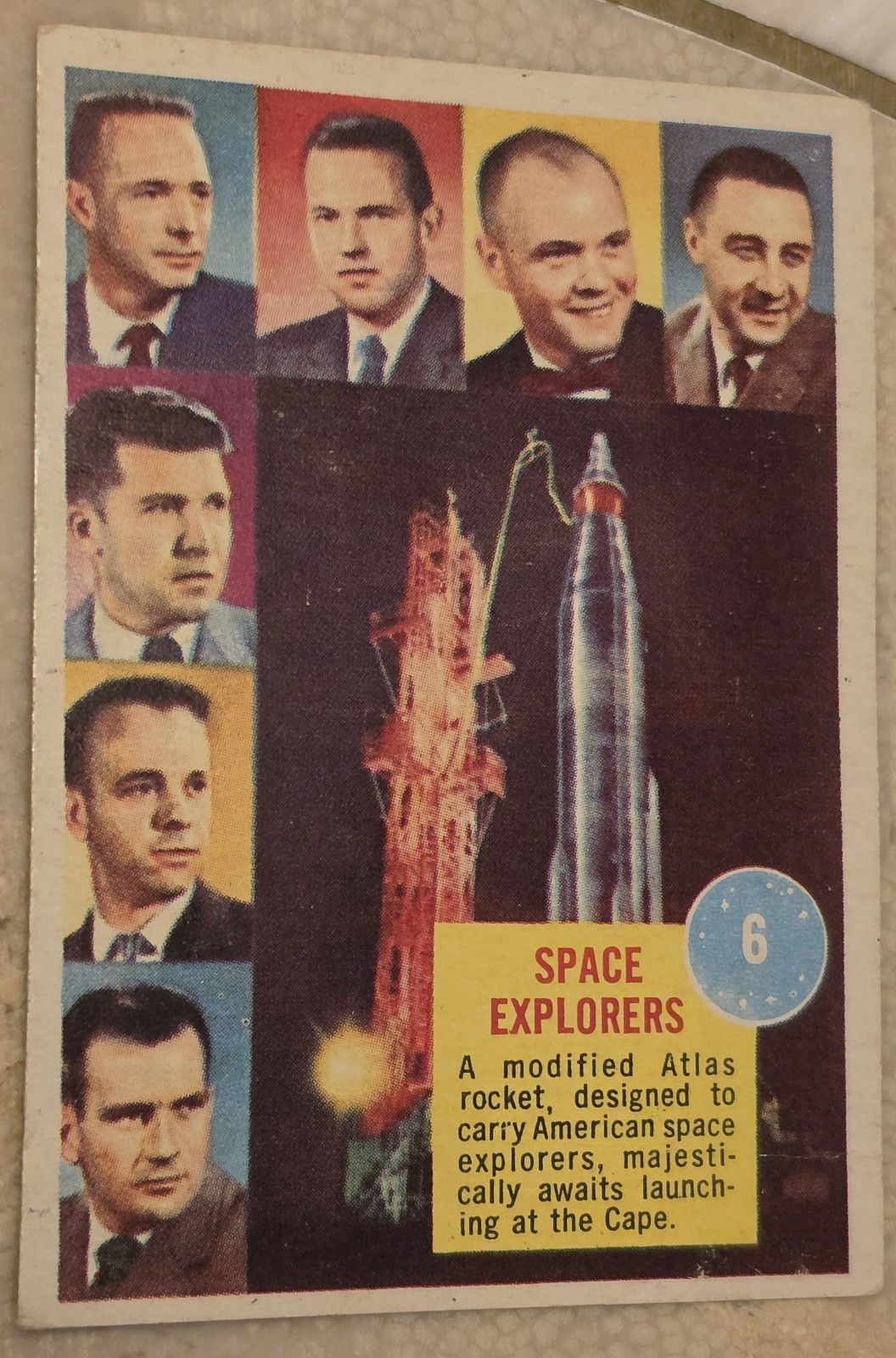 Rare 1963 Topps Popsicle Space Cards Astronauts 3D ⭐Space Explorers⭐ Excellent