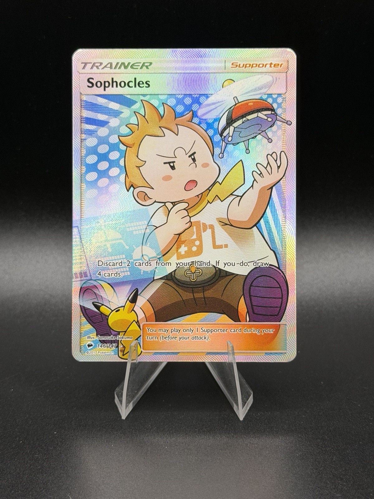Sophocles Burning Shadows *HOLO* 146/147 Pokémon TCG