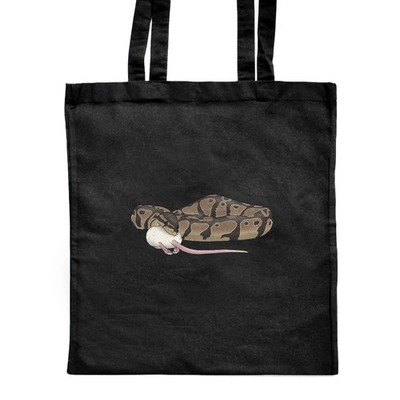 Shopper-Tasche ''Python Eating Mouse'' klassisch schwarz (ZB00019346)