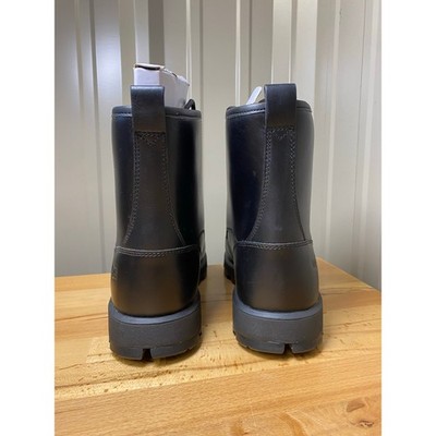 UGG Kirkson Waterproof Black Leather Winter Boots Men display picture 3