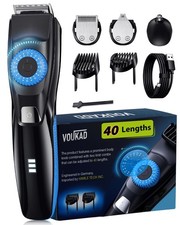 Beard Trimmer for Men, 120-Min Cordless Runtime, 0.5mm Precision Dial 40 Set...