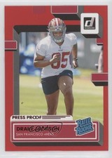 2022 Panini Donruss Rated Rookie Press Proof Red Drake Jackson #379 0q84