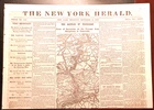 Sept.18, 1862 BATTLES SHARPSBURG , CENTREVILLE , KENTUCKY MAPS original issue