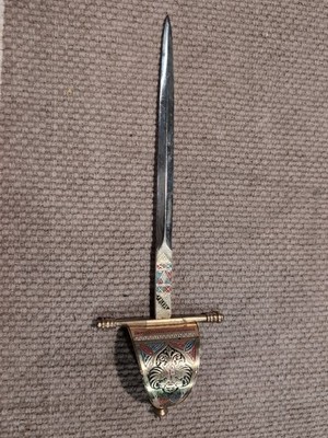 Vintage Toledo Spain Mini Rapier Letter Opener Sword – Cup Hilt