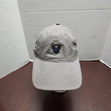 Disney Mickey Mouse Hat Cap Strap Back Gray Embroidered Baseball Dad Hat Mens
